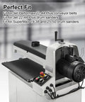 120 Grit Drum Sander Conveyor Belt Compatible With 22-44 Plus Drum Sanders Plus SuperMax 19-38 And 25-50 Models shown on machine