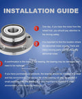 Installation guide for Rear Wheel Bearing And Hub Assembly Fits VW Beetle 12 19 32mm Bearing CC 09 17 FWD