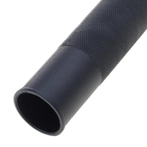 Close-up of Heavy Duty Wp-26F TIG Torch Head Replacement Kit grip, textured rubber handle for durability in welding tasks.