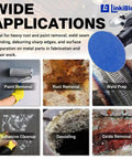 50 Pcs 2 Inch R-Type Quick Change Zirconia Surface Conditioning Sanding Discs Set 36 Grit applications overview with images