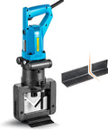 Bonvoisin 1500W Hydraulic Angle Iron Steel Cutter Fast Cutting Up To 60Mm Wide Range for cutting thick angle steel.