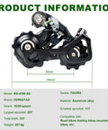 Beefy 10 Speed Rear Derailleur RD-4700-SS Direct Mount for mountain, road, trail, folding, and commuter bikes diagram