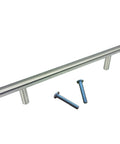 Kickass Heavy Duty Sleek Stainless Steel Kitchen Cabinet Handles And Drawer Pulls 7 Inch Long with screws