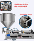 Pro Grade Pneumatic Paste Filling Machine With Hassle Free Setup And Smooth Operation Automatic Single Head Dispenser showing rotary valve and piston.