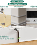 Cord Hider Raceway Kit 39 Inch Wall Cable Concealer For One Cable Hiding TV And Home Office Wires In Silicone Mount