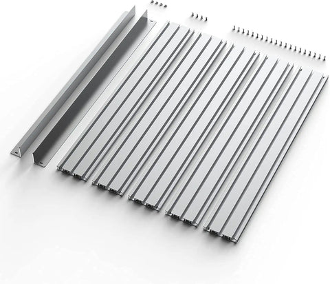 6060 Aluminum T Slot Spoilboard Extension For CNC Router Compatible With PROVerXL 4030 XY Axis Extension Kit parts layout