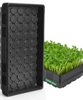 Ten Pack 1020 Seed Starter Trays With Extra Thick Heavy Duty Build No Holes No Leak Reusable Propagation Flats