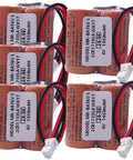 Five Pack 6V 1650mAh 2CR17335A WK17 Non Rechargeable Battery With Connector For MR-J4 Servo Drive M80 CNC PLC Rig And Alarm Memory Backup