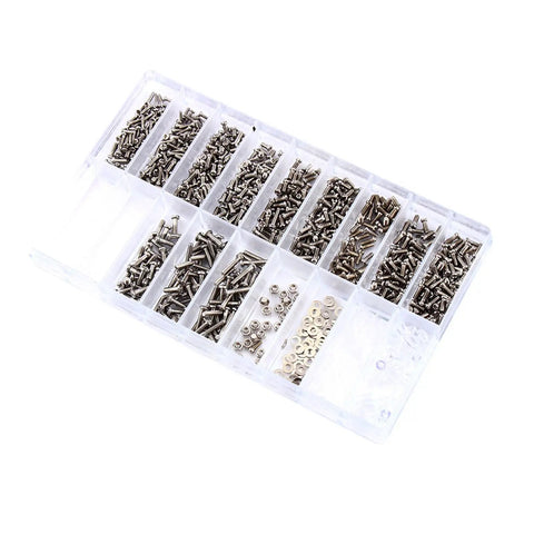 Eyewear Repair Kit For Glasses And Sunglasses With Stainless Steel Screws And All In One Tools in clear plastic case