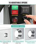 Control panel with adjustable speed settings for High Power 1550W Magnetic Drill Press With 1.57 Inch Maximum Bore.