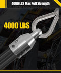 Heavy Duty Penguin Puller Sr Wire Grip Handles 3/0 To 350 Mcm Cables With A Massive Four Thousand Lbs Pull Force close-up of steel grip