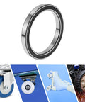 Heavy Duty Pre Lubricated Deep Groove Ball Bearing 6818DDU With Double Rubber Seal 90x115x13mm for versatile uses