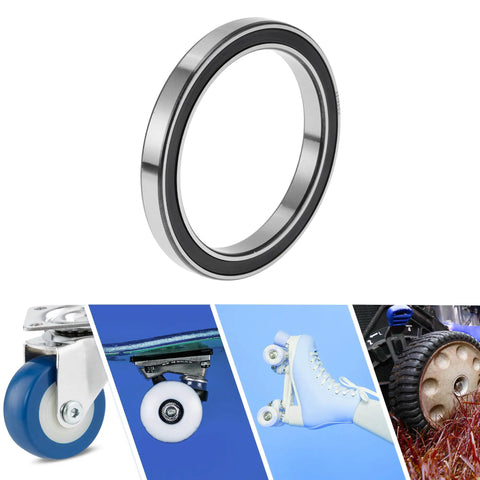 Heavy Duty Pre Lubricated Deep Groove Ball Bearing 6818DDU With Double Rubber Seal 90x115x13mm for versatile uses