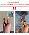 Temperature readings of Built Different Roof Underlayment Roll With Ice And Water Shield Heavy Duty Waterproof Membrane.