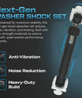 Washer Shock Absorber Replacement 4 Pack Fits Whirlpool Maytag Kenmore Sears KitchenAid Washers Easy Install Direct
