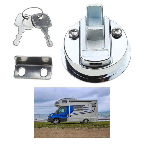 Heavy Duty Camper Cabinet Lock Latch for Motorhome RV Boat and Caravan with Combination Zinc Alloy Drawer Security Lock Easy Install