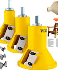 DIY Tenon Cutter Kit For Log Furniture Making With 1 Inch, 1.5 Inch And 2 Inch Blades, Dual Straight Blades visible in yellow holders