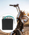 Voltage Regulator Rectifier For Indy Golf Carts And ATV Boats, Stable Output Replacement Part displayed next to a motorcycle.