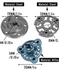 Steel and alloy gear parts with measurements for Beefed Up 90T 48P Spur Gear Kit With 17T 19T 21T Pinions And Slipper Clutch Upgrade For RC Trucks