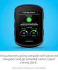 Edge 840 Compact GPS Cycling Computer With Touchscreen And Button Controls displaying training status