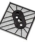 Close-up of square filter component from TF-37 Automatic Transmission Filter Kit For GM TH-350 1969 To 1986 Keeps Abrasives And Moisture Out
