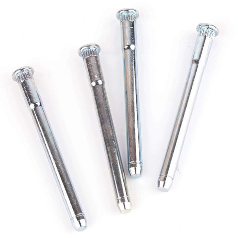 Four pins from Door Hinge Pin And Bushing Repair Kit For 1994 To 2004 Chevy S10 S15 Blazer GMC Sonoma Jimmy Oldsmobile Bravada Replacement