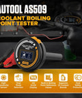 Straight Up Accurate Coolant Boiling Point Tester With Bright Oled Display For Quick 30 Second Garage Checks To Nail Down Antifreeze Health In Any Car Cooling System Auto Shop Grade Diagnostics With Fast Readouts in use with LCD screen