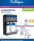 Ultra Filtration Under Sink Drinking Water Filter Replacement Cartridge Set For Easy Change And Quick Swap Leak Free Seal 2 Count White Compatible With US 3UF Under Sink Systems displayed with packaging and features.