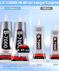 Clear B7000 Glue Rhinestone Tool Kit For Crafts And Jewelry Making With Two 130Ml Bottles of Glue
