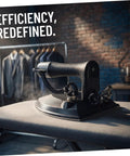 Industrial Grade Steam Iron With Precision Temperature Control For Bulk Loads And Dry Cleaning Factories, Metal Body, Fast Heat, Heavy Duty Performance, Pressing Table Ready, Built For Repeated Commercial Use on pressing table