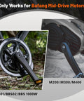 Left Aluminum Alloy E Bike Crank Arm for BBS Motor Single Chain Crank Replacement Part for Electric Bicycle Durable and Lightweight High Strength Aluminum Fits Mid Drive Systems