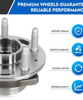 Front Wheel Bearing Hub Assembly 5 Lug With ABS 1 Piece Replacement For Allure Lacrosse Regal Malibu Impala Equinox Terrain