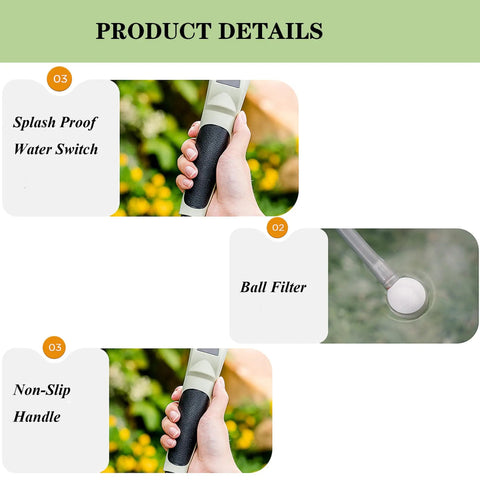 Rechargeable Garden Sprayer Wand With 2000mAh Battery, Up To 5 Hours Of Nonstop Spraying, No Pump Needed, product details