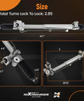 Hydraulic Power Steering Rack And Pinion With Outer Tie Rods For 2003 2009 Chevrolet Trailblazer Ext SSR GMC Envoy detailed view