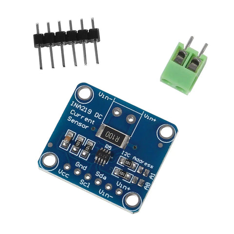Set Of Four I2C Bi Directional Current And Power Sensor Breakout Boards For 3 To 5V Projects With Plug And Play Easy I2C Interface And High Accuracy