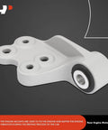Badass Heavy Duty Rear Engine Motor Mount Fits Toyota Corolla And Prius Models 2016 Through 2022 1.8 Liter Four Cylinder Engine Direct Bolt On Replacement, high-quality steel design with bolt holes.