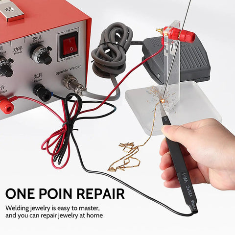 Handheld Jewelry Spot Welder 30 Amp For Gold Silver Platinum And K Gold Pro Pulse Arc Spot Welder For Diy Jewelry Repair Precision