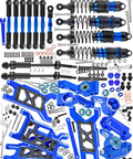 RC Upgrade Parts Kit For One Tenth Slash 2WD And Slash VXL 2WD Front And Rear A Arms Caster Blocks Navy Blue