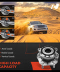 2 Pack Front Wheel Bearing And Hub Assembly Fits Nissan Rogue 2014-2023 Rogue Sport 2017-2022 Qashqai 2017-2018 5 Lug High Load Capacity Ball