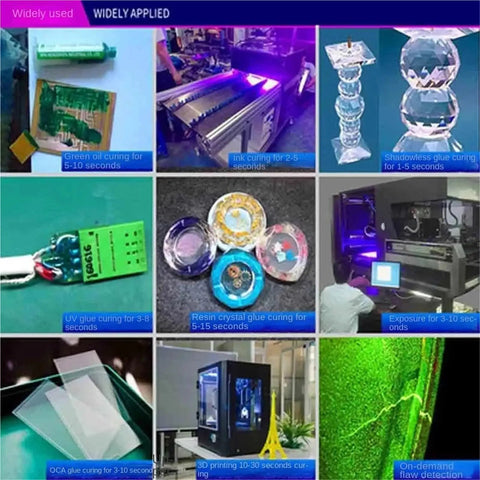 Pro Grade Heavy Duty LED UV Curing Bar For PCB Varnish Optical Glue Heat Sensitive Resin 365Nm 395Nm 405Nm Cold Non Heating Setup 1080W applied in ink and resin curing processes.