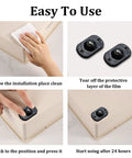 Installation steps for Slick Self Adhesive Mini Swivel Caster Wheels With Sweet 360 Degree Rotation For Nifty Storage Boxes.