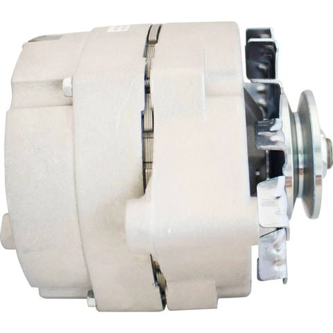 Side view of 6V To 12V Alternator Conversion Kit for Massey Ferguson TO30 Tractors showing the alternator design