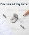Heavy Duty 90 Degree Corner Brace Set For Woodworking And Home Reinforcement Stainless Steel L Shaped Shelf Supports With Screws