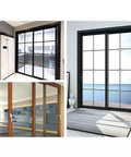 Heavy Duty Stainless Steel Sliding Door Wheel Kit Two Pack Nylon Ball Bearing Rollers For Closet Barn Doors Wardrobes Rust Resistant Smooth Glide Easy Diy Install Solid Build Real Deal For Kitchen And Bath Silent Performance Guaranteed on black framed sliding glass doors