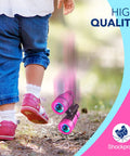 Kids Binoculars For Outdoor Adventures That Are Totally Fun, Great For Bird Watching, Camping, And Hiking, Designed For Ages 4 5 6 7 8, Ideal Gift For Girls And Boys, Lightweight Easy Grip, Real Optics, Durable Toy For Curious Explorers pink binoculars shown with child hiking outdoors