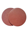 Huge 12 Inch 300MM Hook And Loop Sanding Discs With Premium Aluminum Oxide, shown in red, designed for drywall smoothing and sanding.