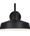 One Light LED Dusk To Dawn Outdoor Wall Light With Textured Black Finish And Chrome Cage Shade, Energy Saving Sensor Fixture For Porch Or Patio No-Fuss Easy Install Ideal For Front Porch Or Patio Weather Resistant