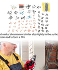 No Sweat Electronics Tinkerer Kit 1400 Piece Beginner Starter Pack, showing assorted resistors and capacitors neatly organized.