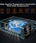 High Precision DC Power Supply With Encoder Knob 30V 10A Beefy Bench Unit showing internal components and heat sink