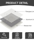 19 Piece Wall Repair Patch Kit With Aluminum Self Adhesive Patches For Small To Large Holes product layer details